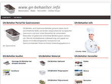 Tablet Screenshot of gn-behaelter.info